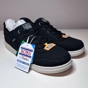 Skechers BOBS Black and White Slip-On Casuals *NWT*